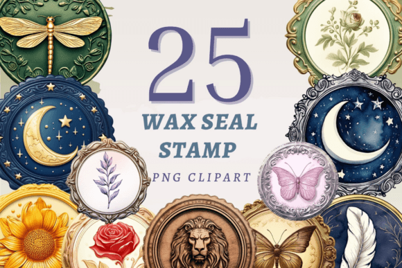 Download Wax Seal Stamp PNG Bundle - Wax Collection