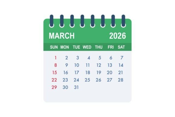 Download March 2026 Calendar Planning Schedule - March Collection