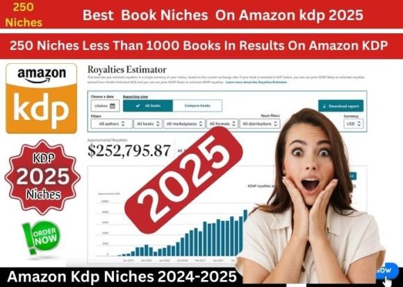 Download Best 250 KDP Niches 2024-2025 for Amazon - Best Collection