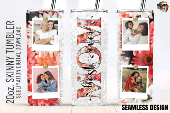 Download Best Mom Ever Photo Frame Tumbler Wrap - Best Collection