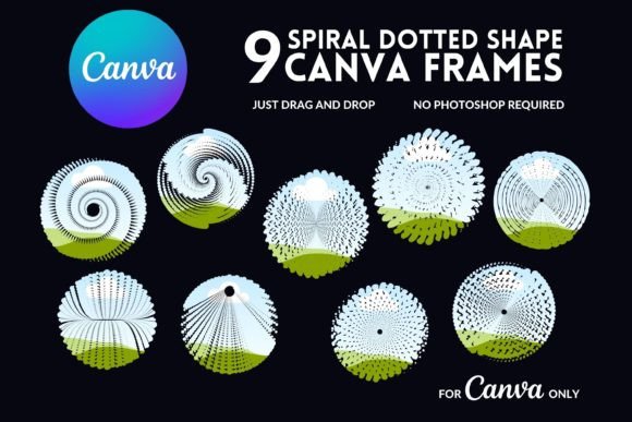 Download Editable Canva Frames, Abstract Shapes - Editable canva frames Collection